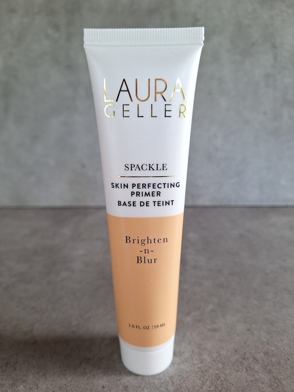 Laura Geller BRIGHTEN -N- BLUR Spackle Skin Perfecting Primer New Sealed 2.0oz